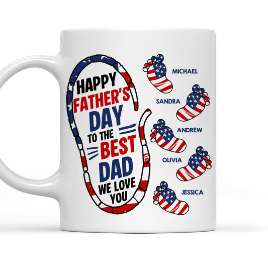 Best Dad We Love You - Personalized Custom Coffee Mug
