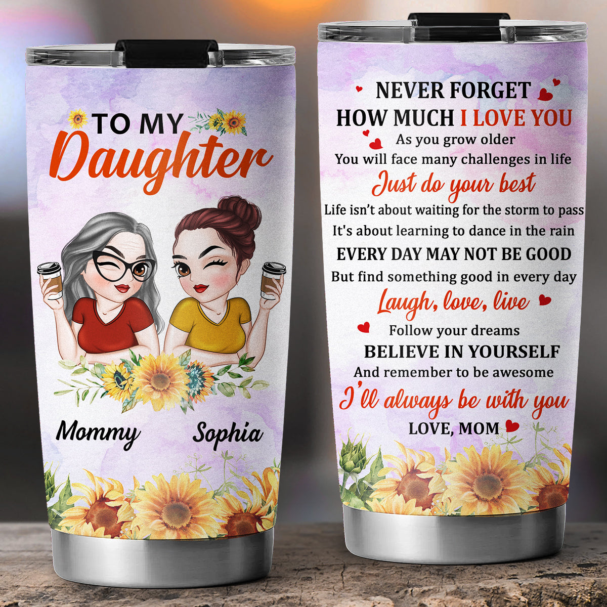 How Much I Love You - Personalized Custom Tumbler