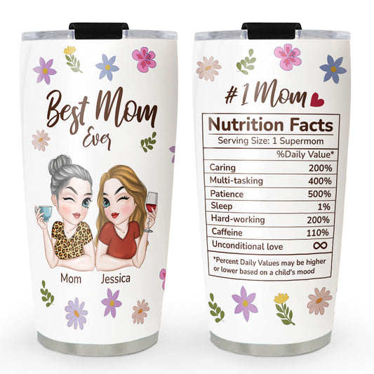 Nutrition Facts - Personalized Custom Tumbler
