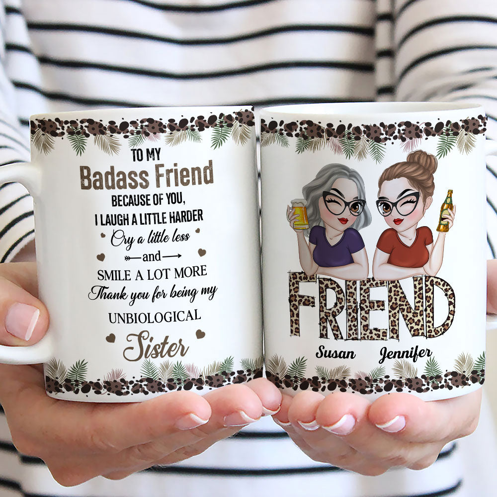 Badass Bestie - Personalized Custom Coffee Mug