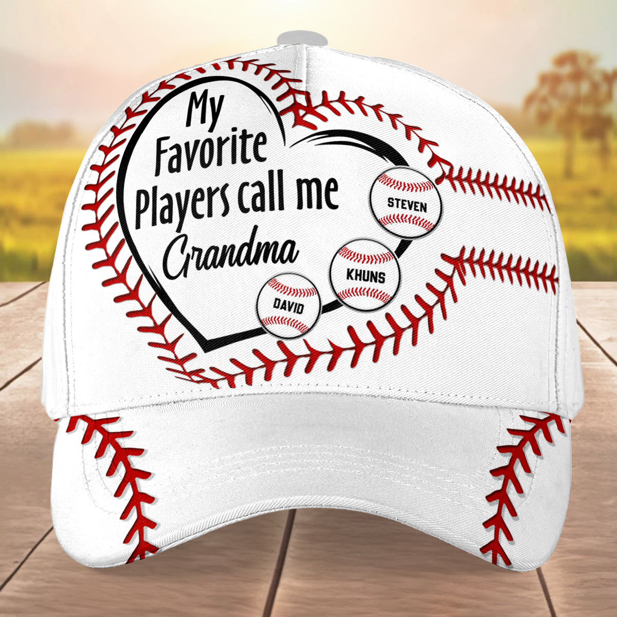 My Favorite Player Call Me - Personalized Custom Classic Cap