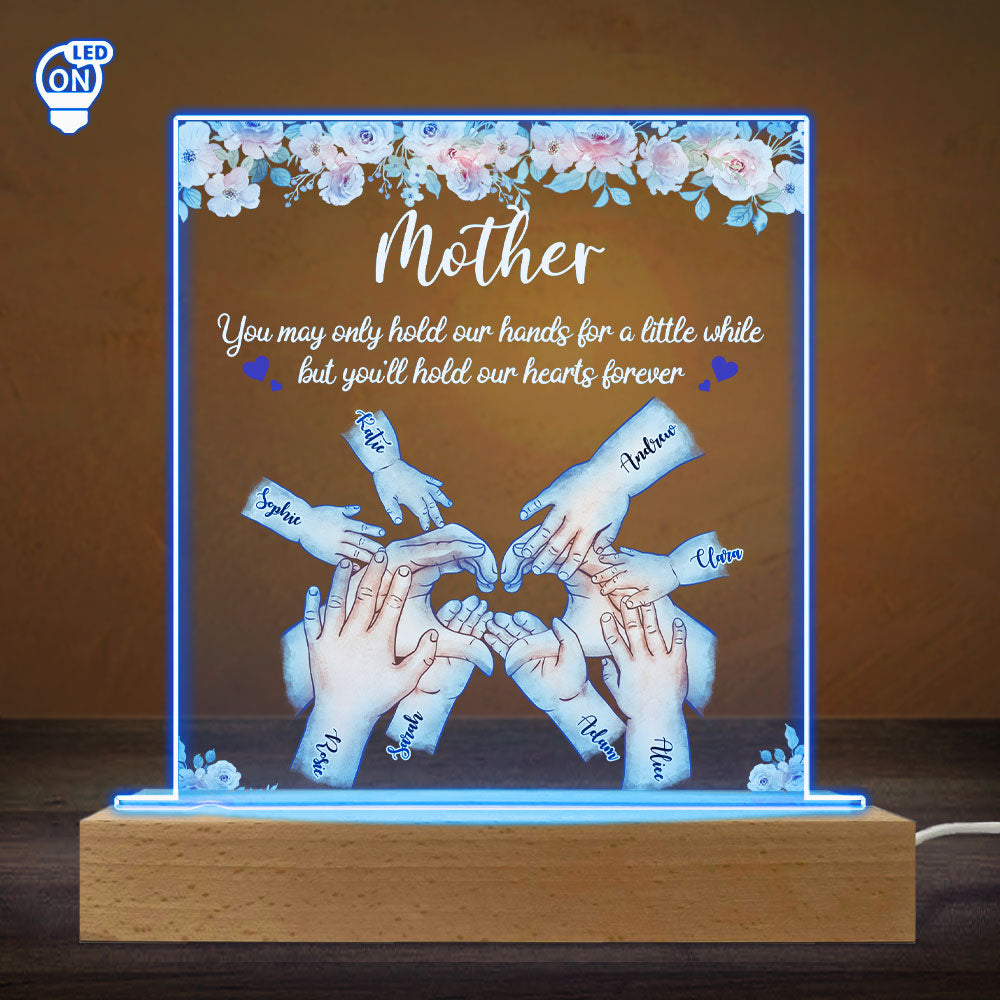 Hold Our Hearts - Personalized Custom LED Light