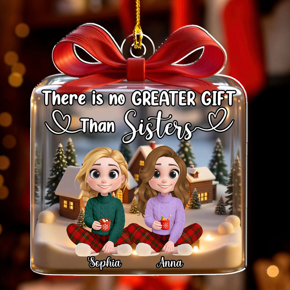 No Greater Gift - Personalized Custom Acrylic Ornament