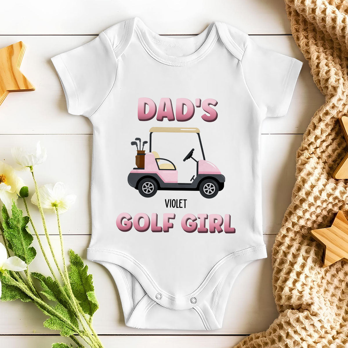 Dad Golf Buddy - Personalized Custom T-shirt And Onesie