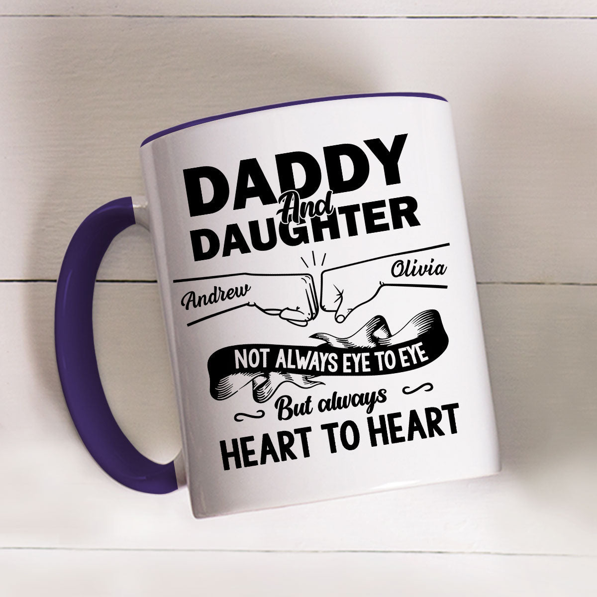 You Are The Best - Personalized Custom Accent Mug