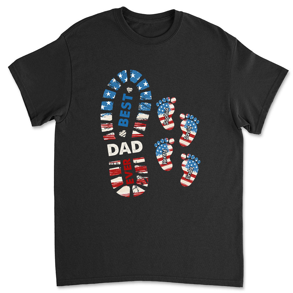 Best Dad Ever 2 - Personalized Custom Shirt