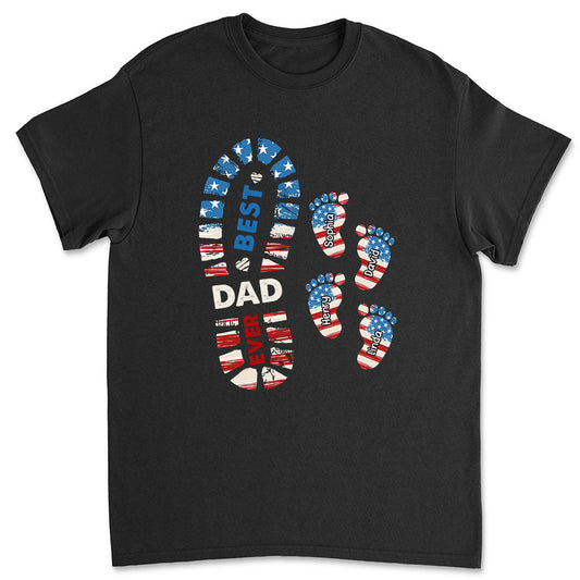 Best Dad Ever 2 - Personalized Custom Shirt