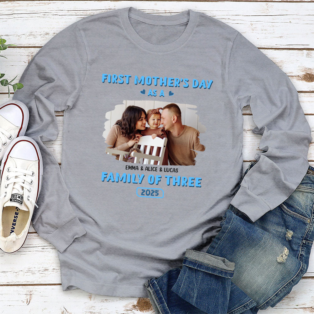 First Mother Day Photo - Personalized Custom Shirt