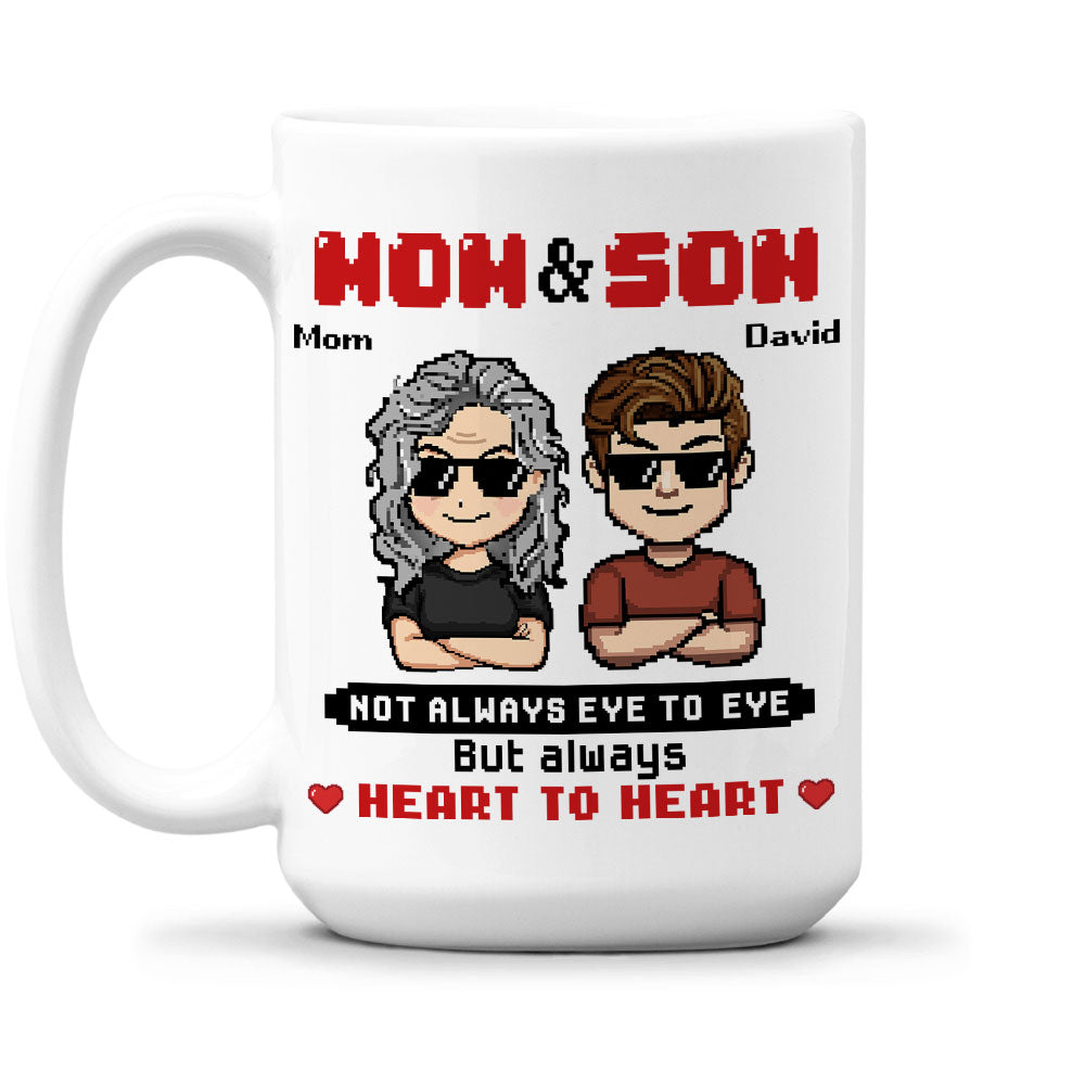 Different Views Same Love - Personalized Custom Coffee Mug