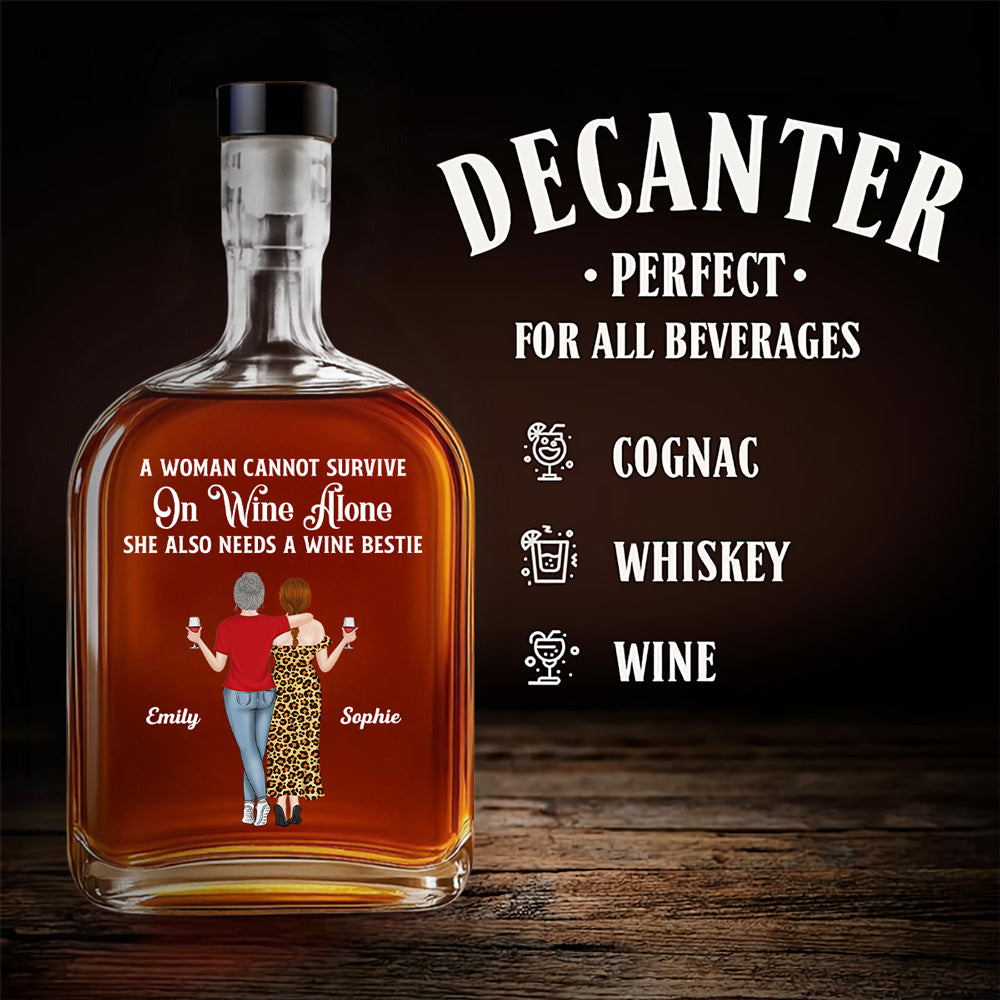 Wine Besties - Personalized Custom Spirits Decanter