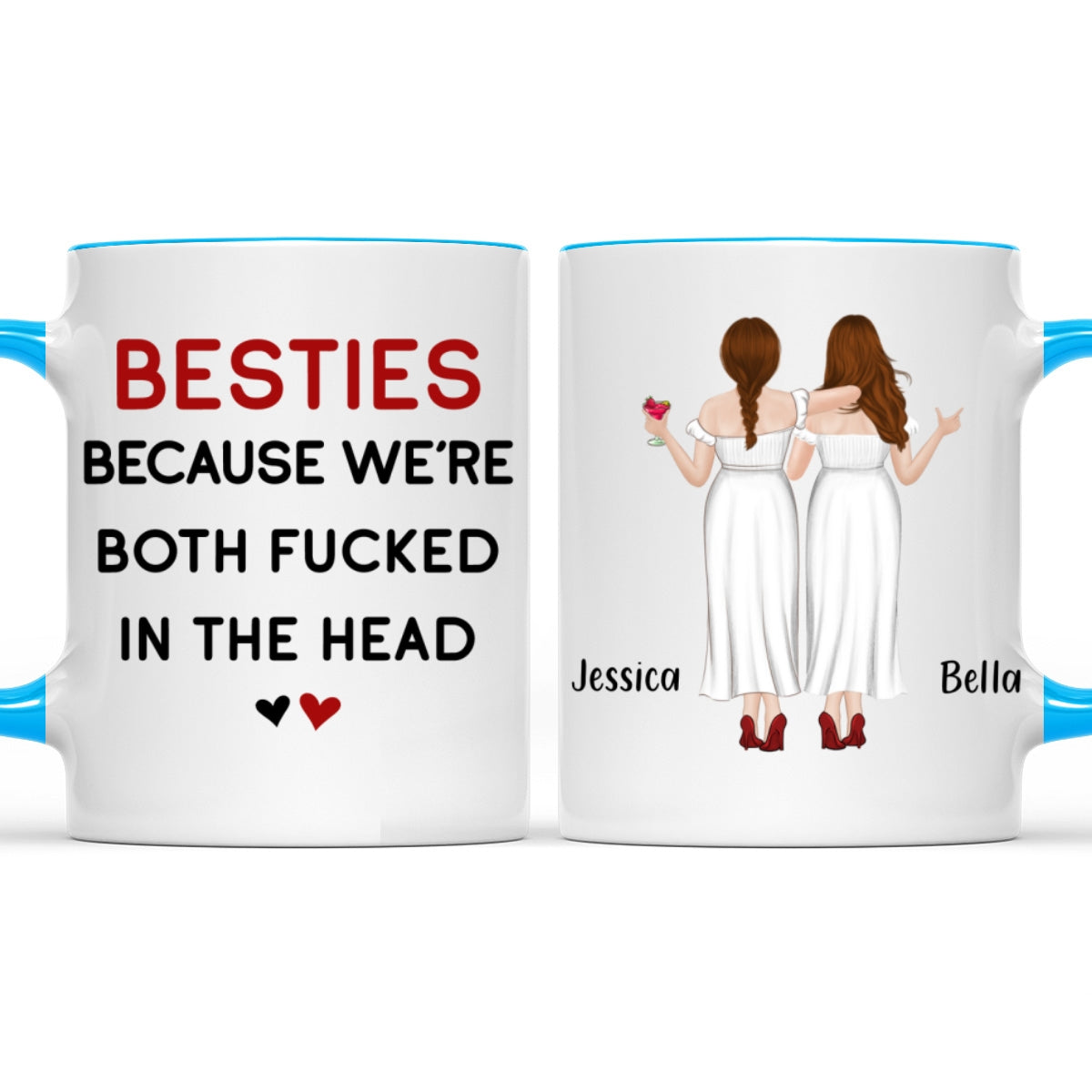 We Are The Same - Personalized Custom Accent Mug