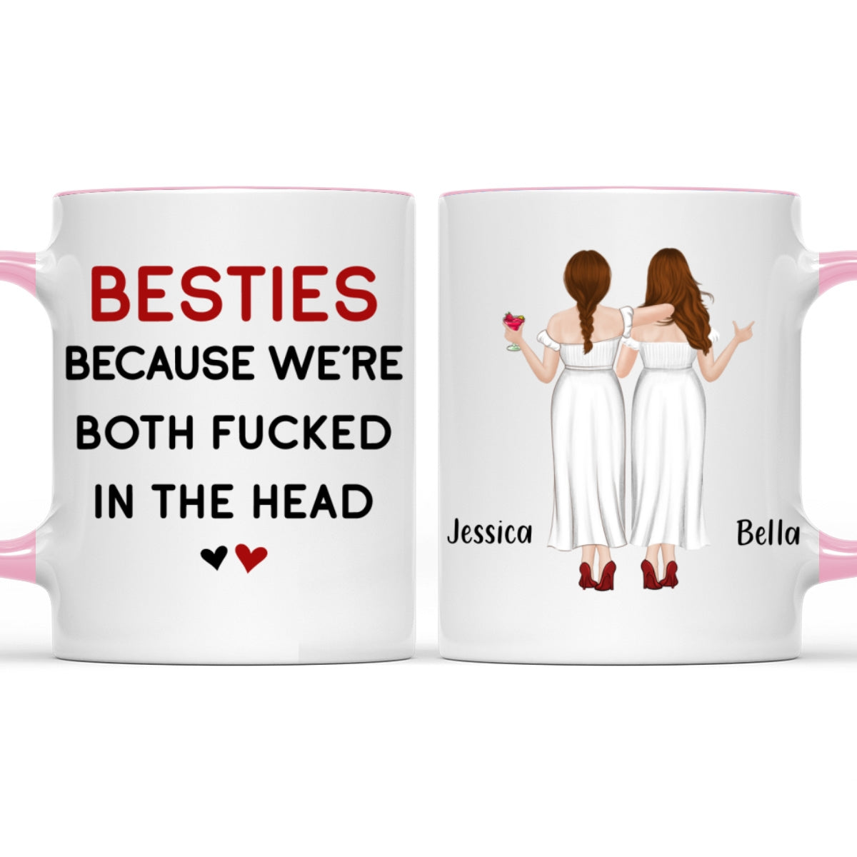 We Are The Same - Personalized Custom Accent Mug