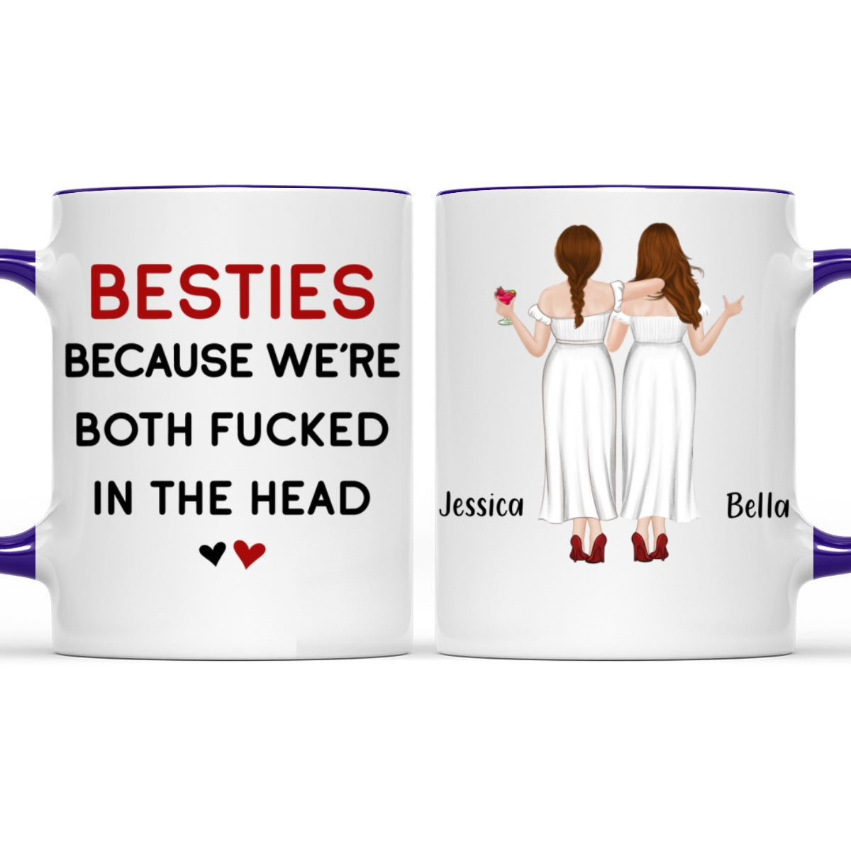 We Are The Same - Personalized Custom Accent Mug