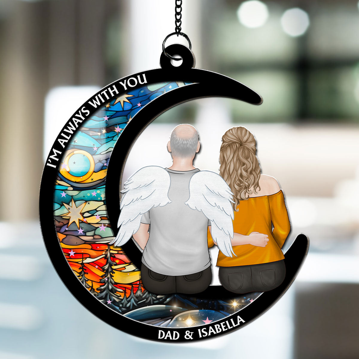 Always With You - Personalized Custom Suncatcher