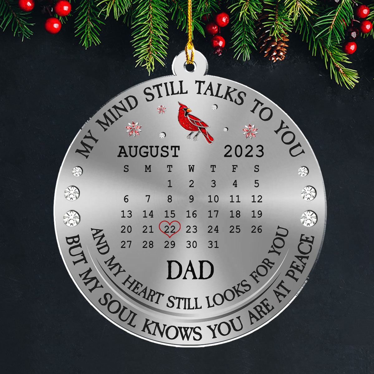 Shining From Heaven - Personalized Custom Acrylic Ornament