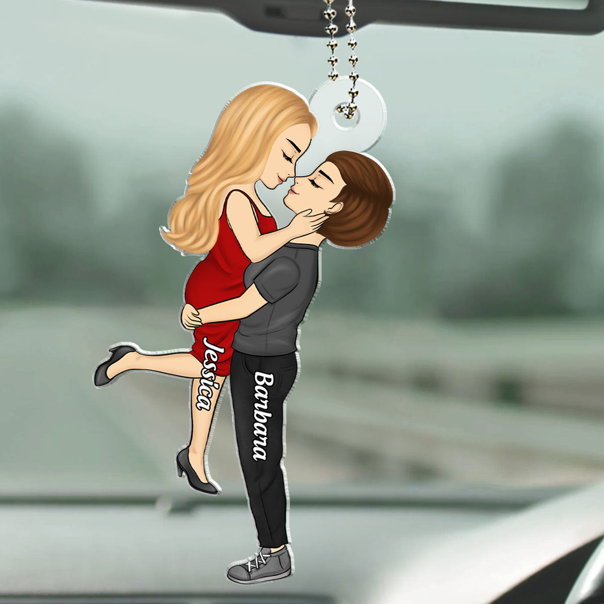 Love is Love  - Personalized Custom Car Ornament