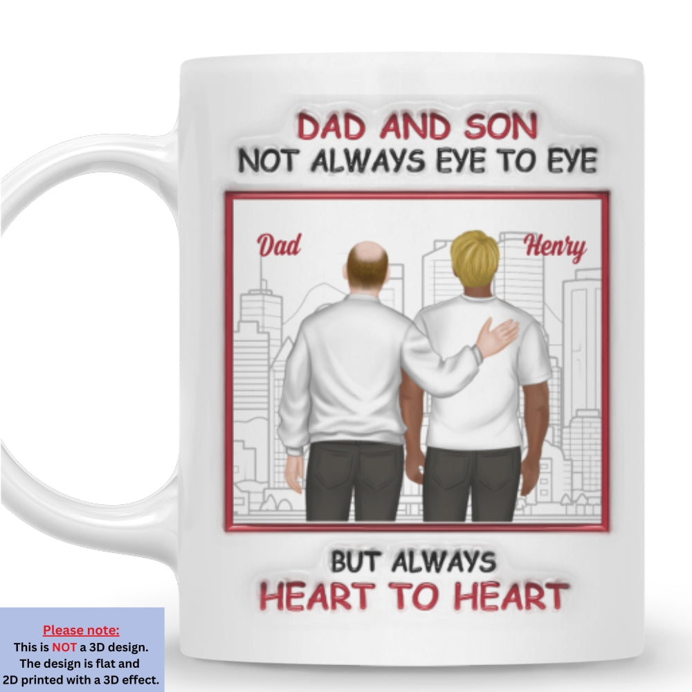 Our Hearts Beat In Harmony - Personalized Custom 3D Inflated Effect Mug