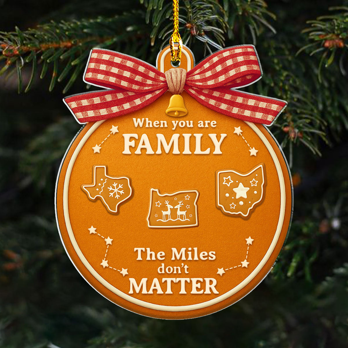 The Miles - Personalized Custom Acrylic Ornament