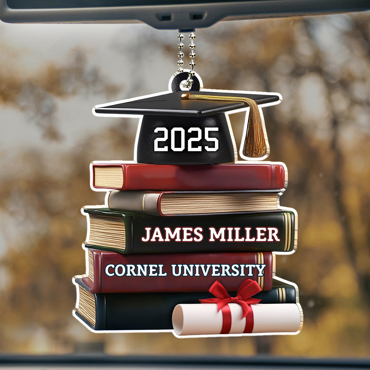 Graduation Gift - Personalized Custom Car Ornament