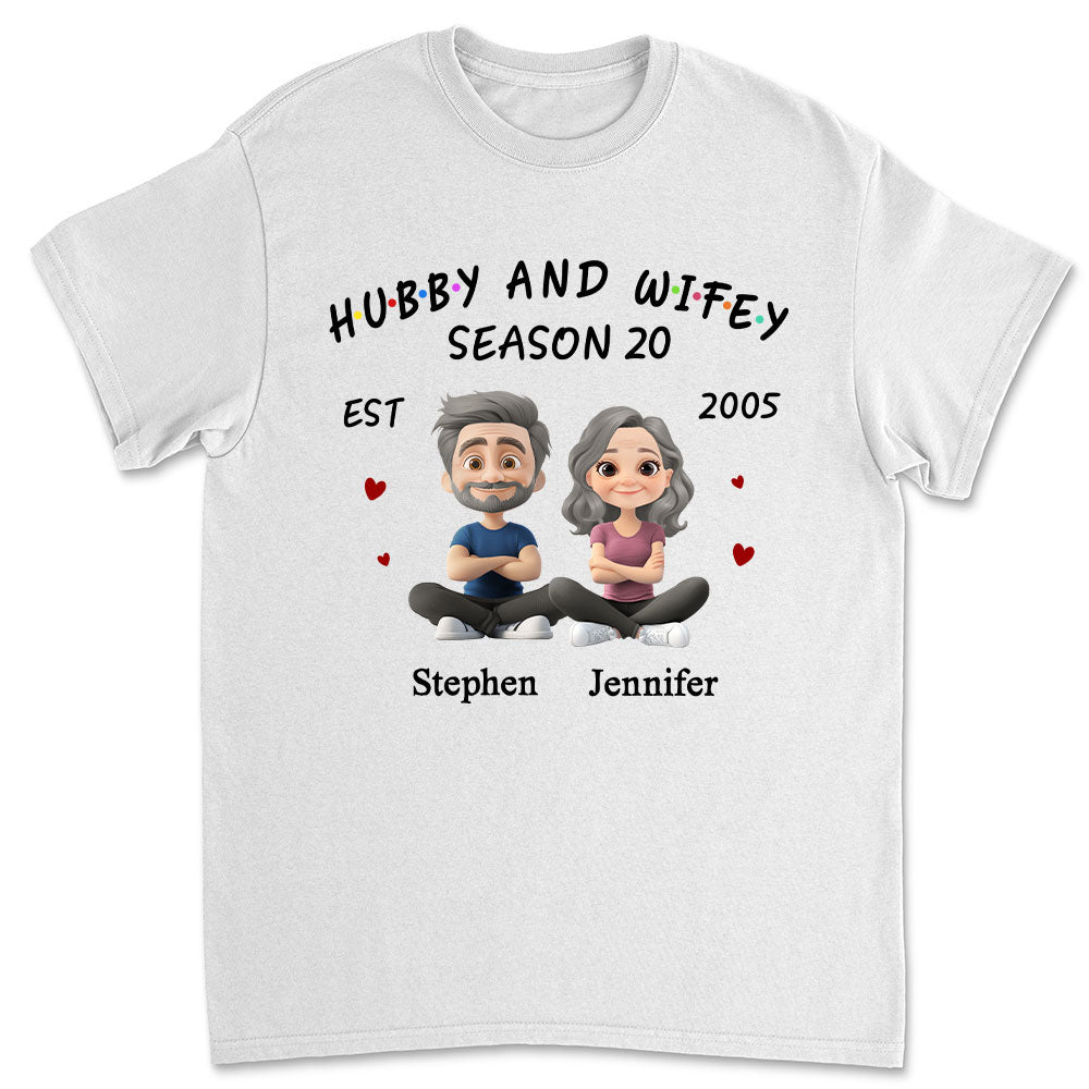 Hubby And Wifey - Personalized Custom Shirt