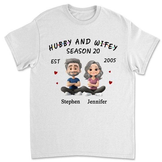 Hubby And Wifey - Personalized Custom Shirt