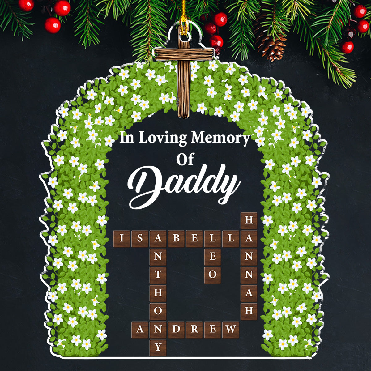 In Loving Memory Forever - Personalized Custom Acrylic Ornament