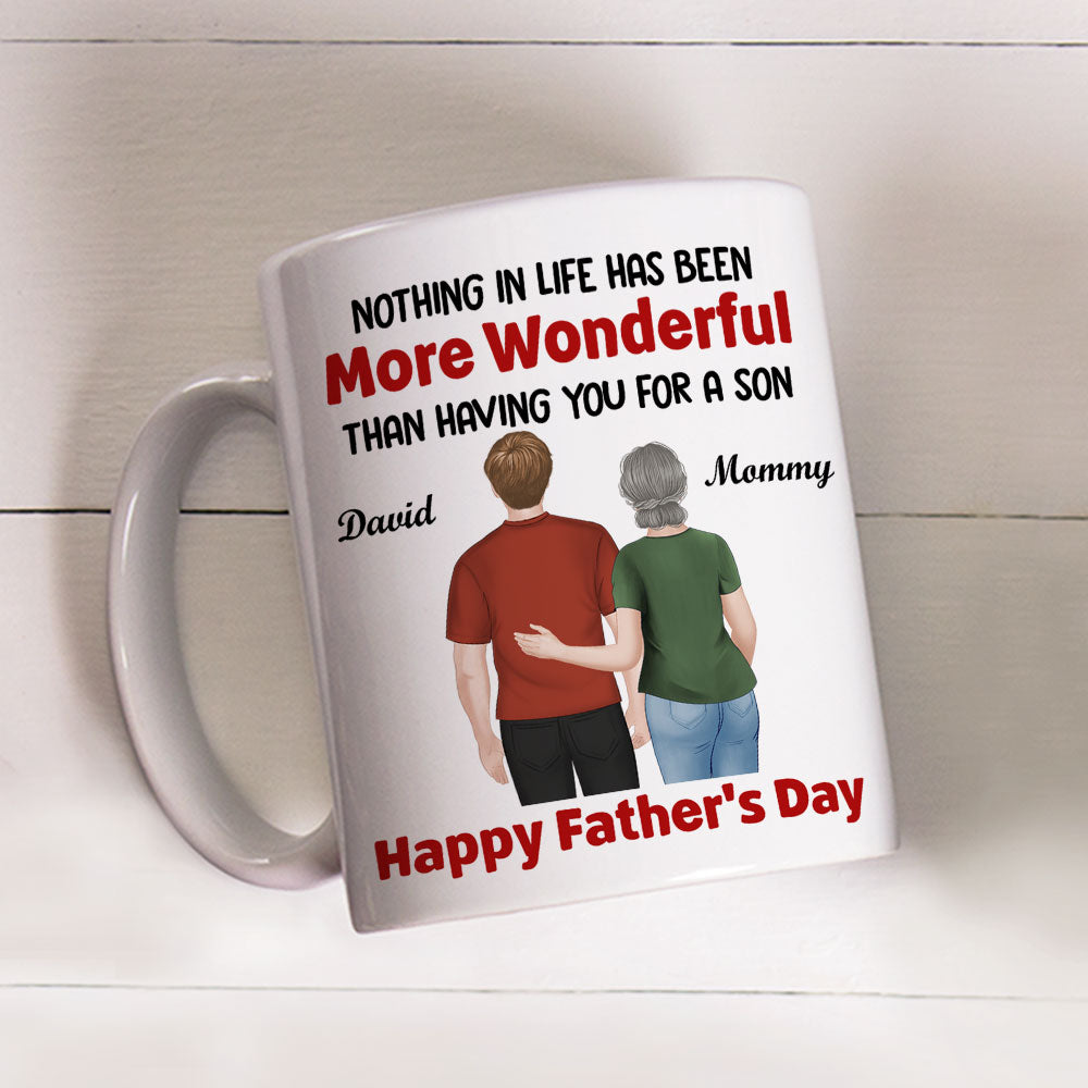 My Wonderful Son - Personalized Custom Coffee Mug