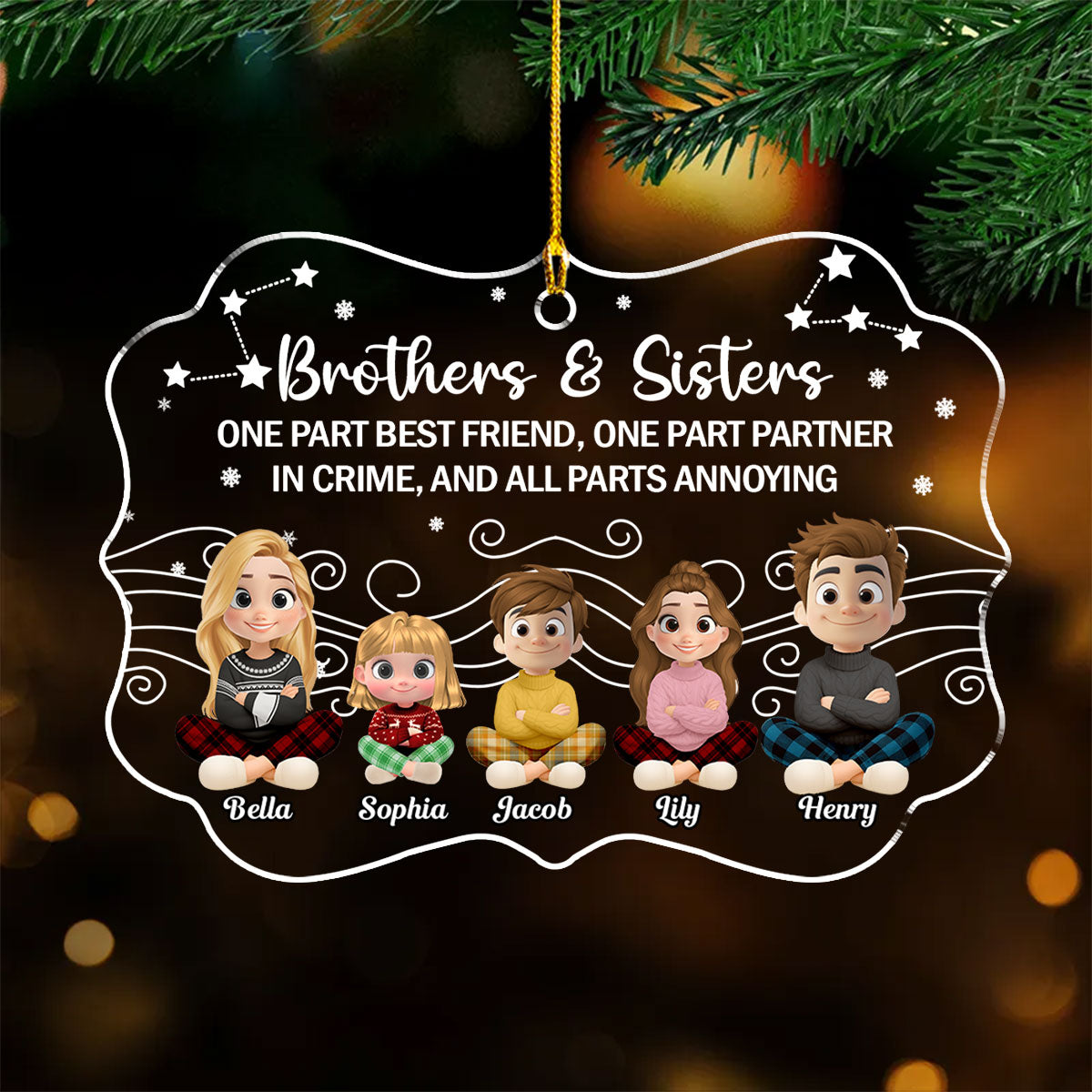 Annoying But Always My Person - Personalized Custom Acrylic Ornament