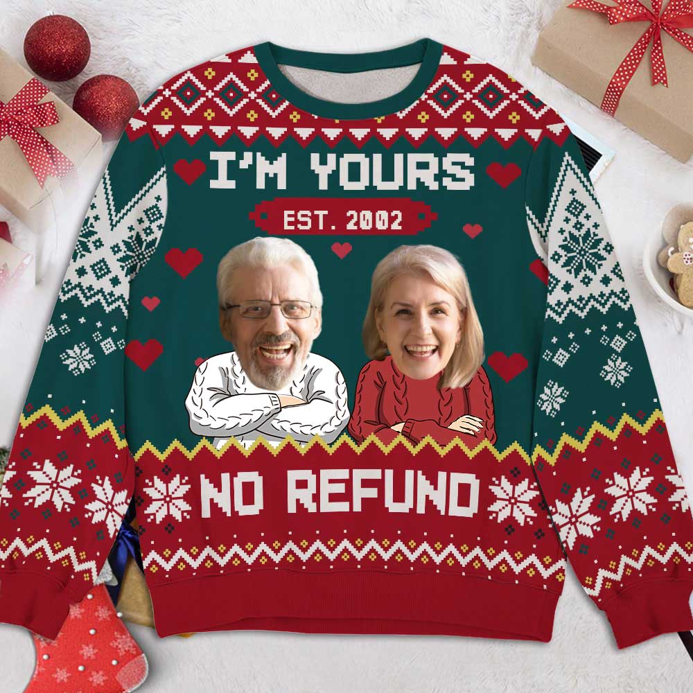 I'm Yours Custom Face - Personalized Custom All-Over-Print Sweatshirt