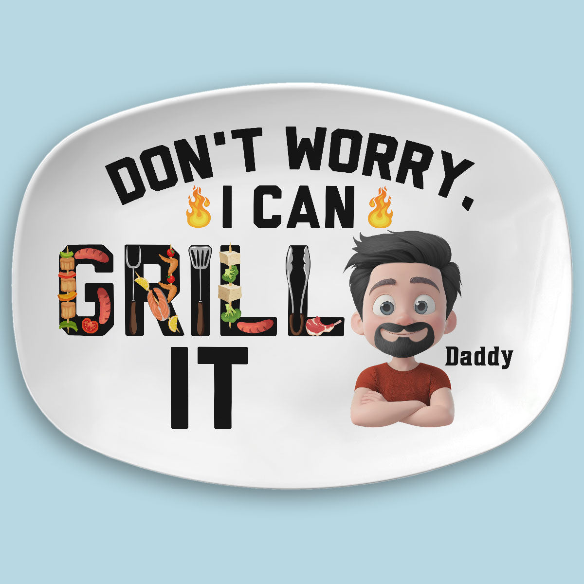 I Can Grill It - Personalized Custom Platter