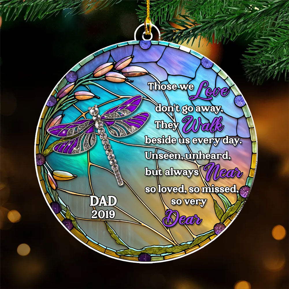 Unseen Unheard But Always Near - Personalized Custom Acrylic Ornament