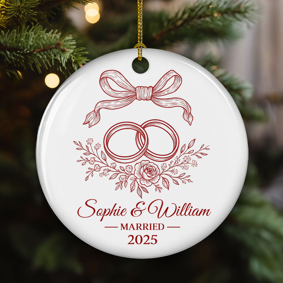 Us Being Us - Personalized Custom Ceramic Ornament