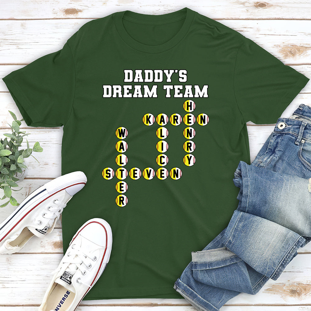 Daddy Dream Team - Personalized Custom Shirt