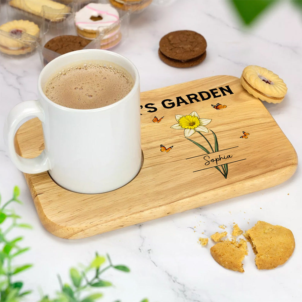 Grandma Garden - Personalized Custom Wooden Treat Board