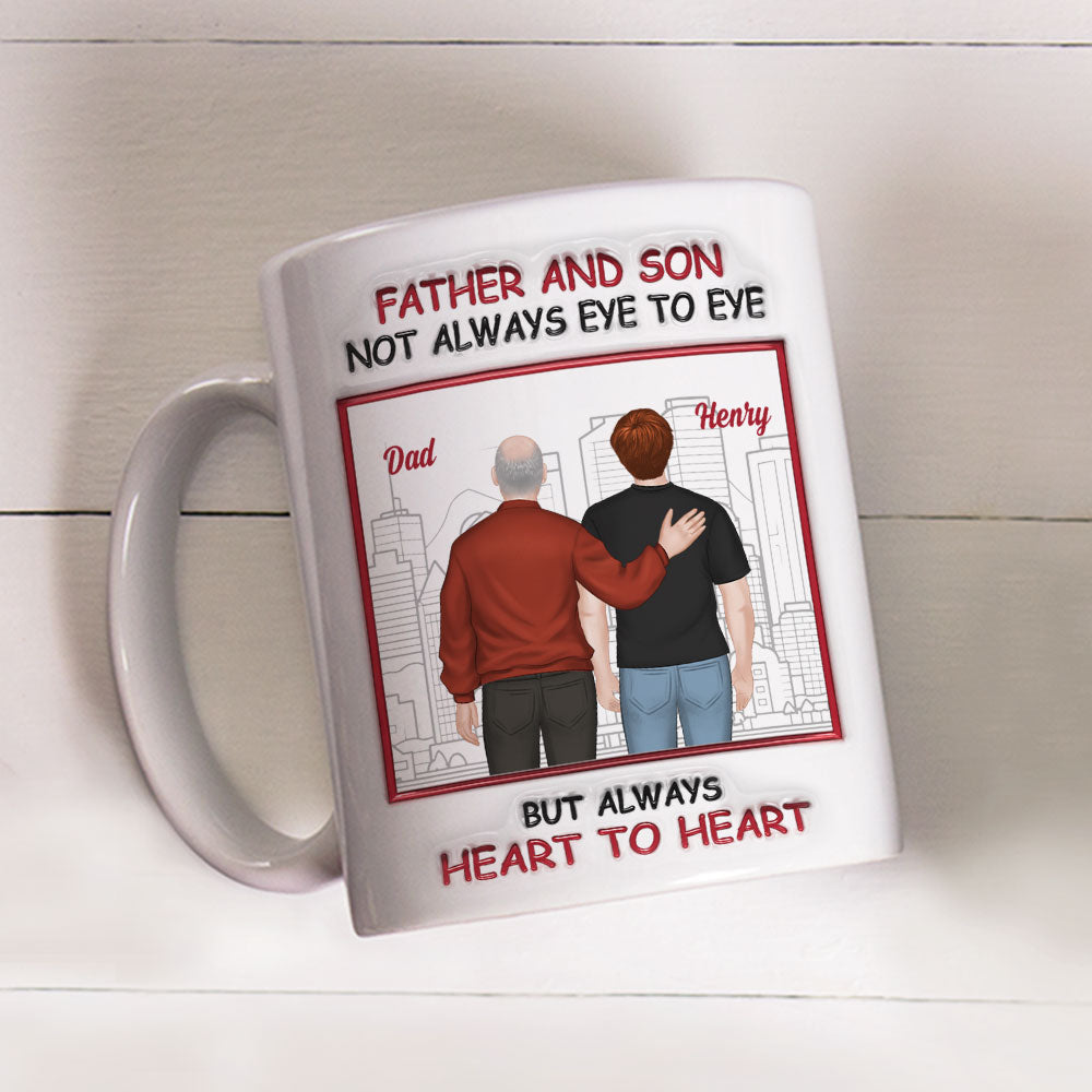 Our Hearts Beat In Harmony - Personalized Custom 3D Inflated Effect Mug