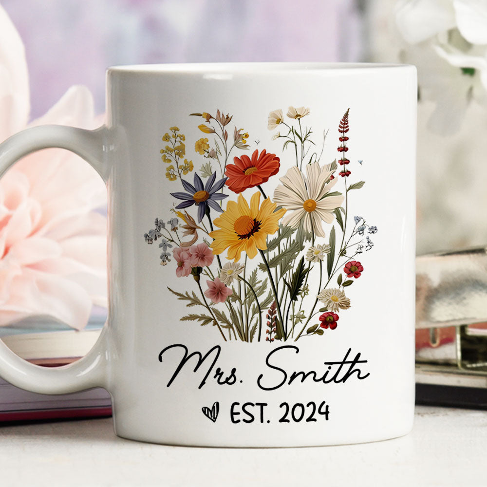 Became Mr. and Mrs - Personalized Custom Coffee Mug
