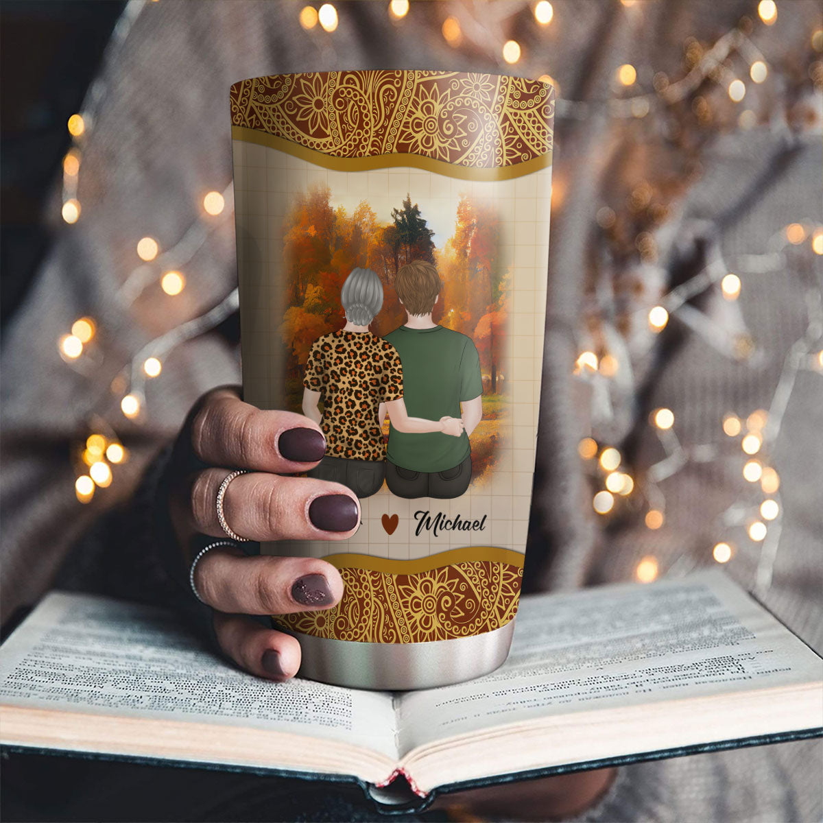 My Brave Grandson - Personalized Custom Tumbler