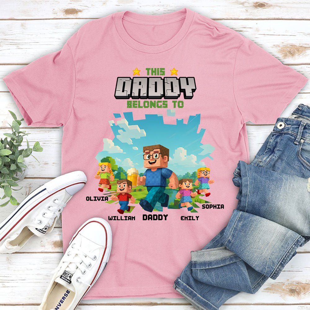 Dad We Belong To You - Personalized Custom Shirt