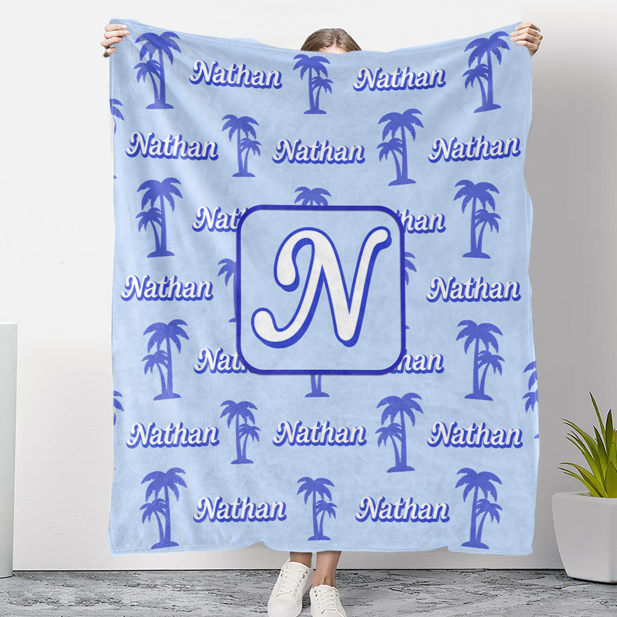 Colorful Island Dreams - Personalized Custom Fleece Blanket