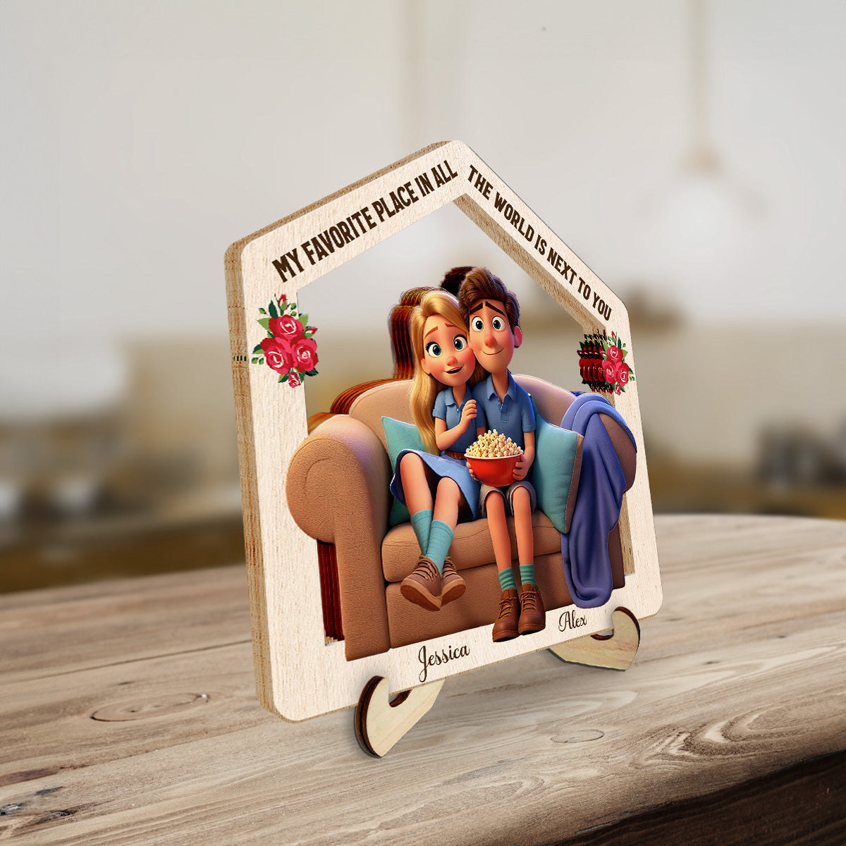 Our Home - Personalized Custom Wooden Plaque
