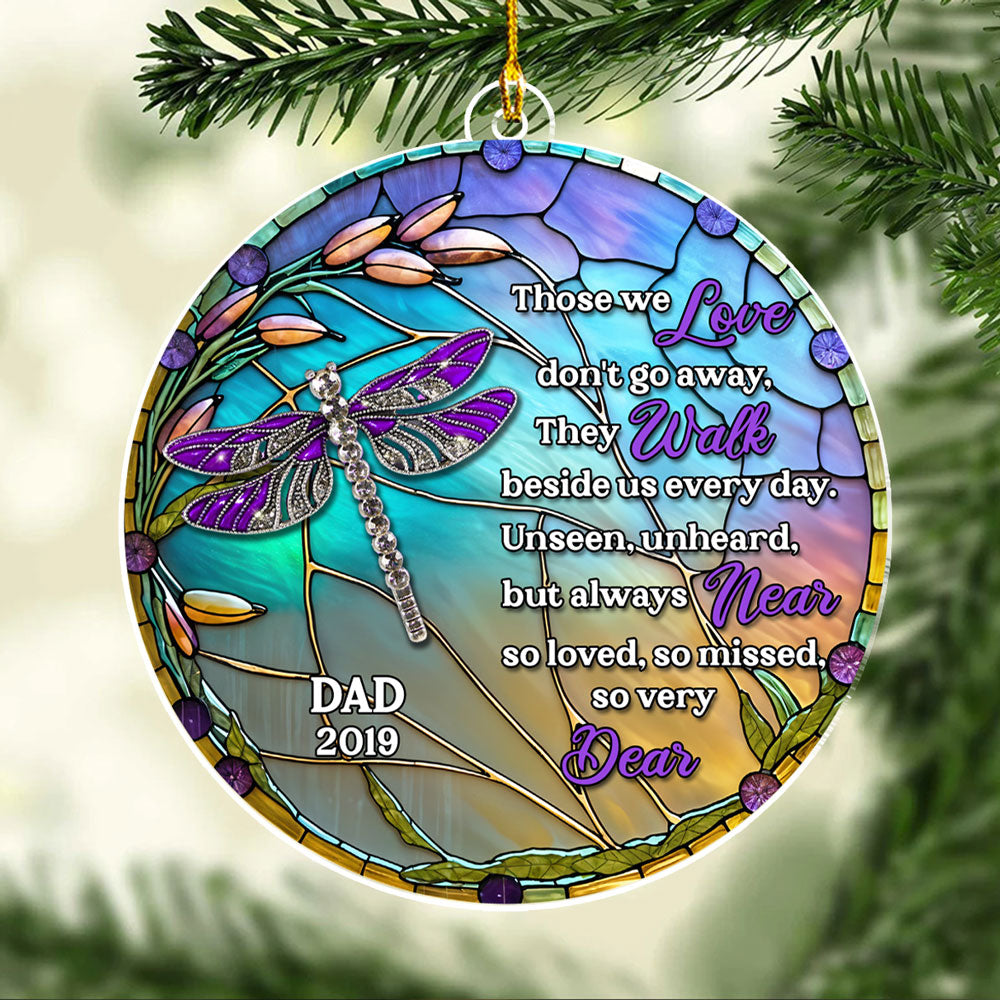 Unseen Unheard But Always Near - Personalized Custom Acrylic Ornament