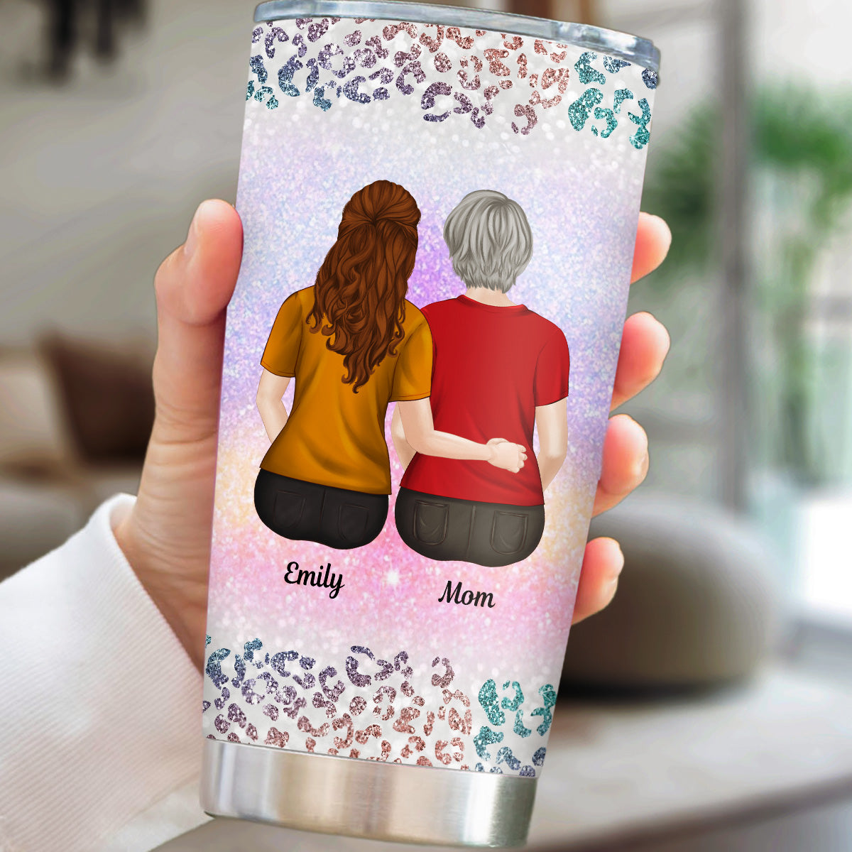 From Mom To Badass Daughter - Personalized Custom Tumbler
