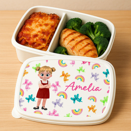 Bubble Rainbow Safe Cartoonize - Personalized Custom Lunch Box