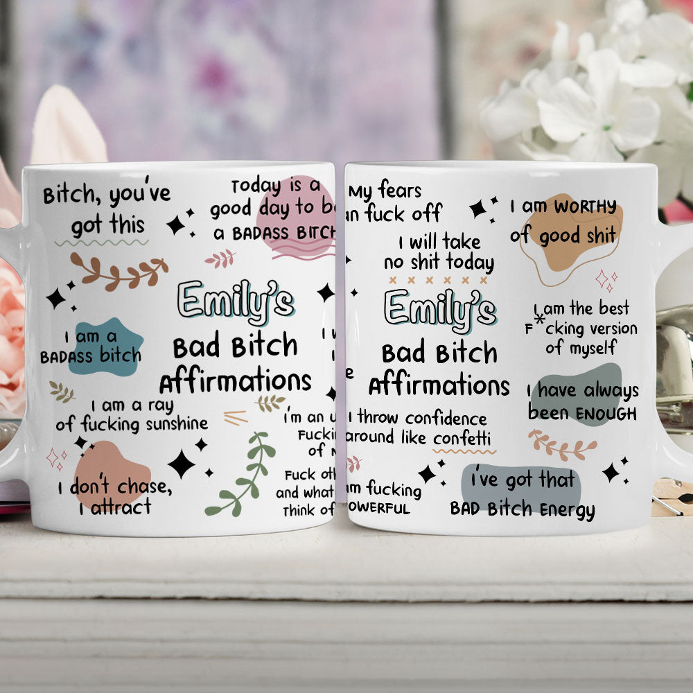 Funny Affirmations - Personalized Custom Coffee Mug