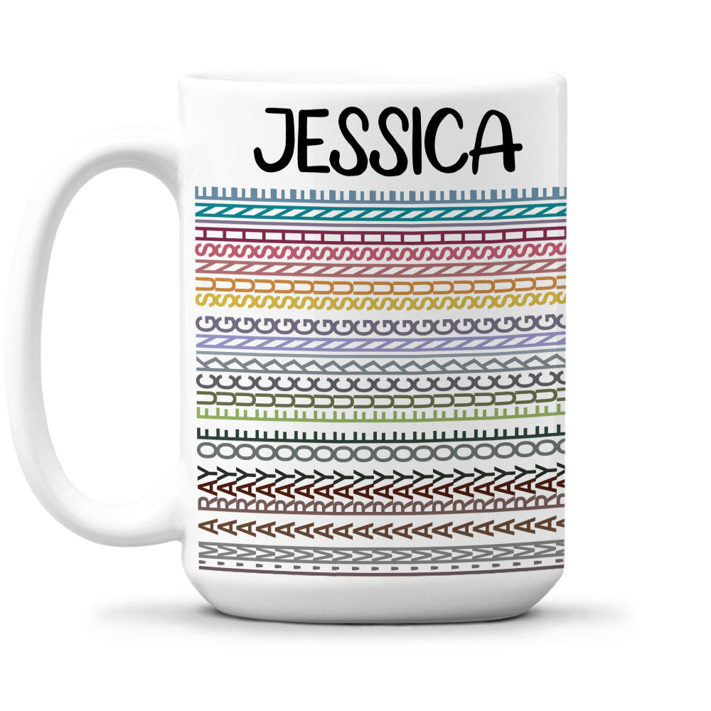 Happiness Hits Like A Truck - Personalized Custom Coffee Mug