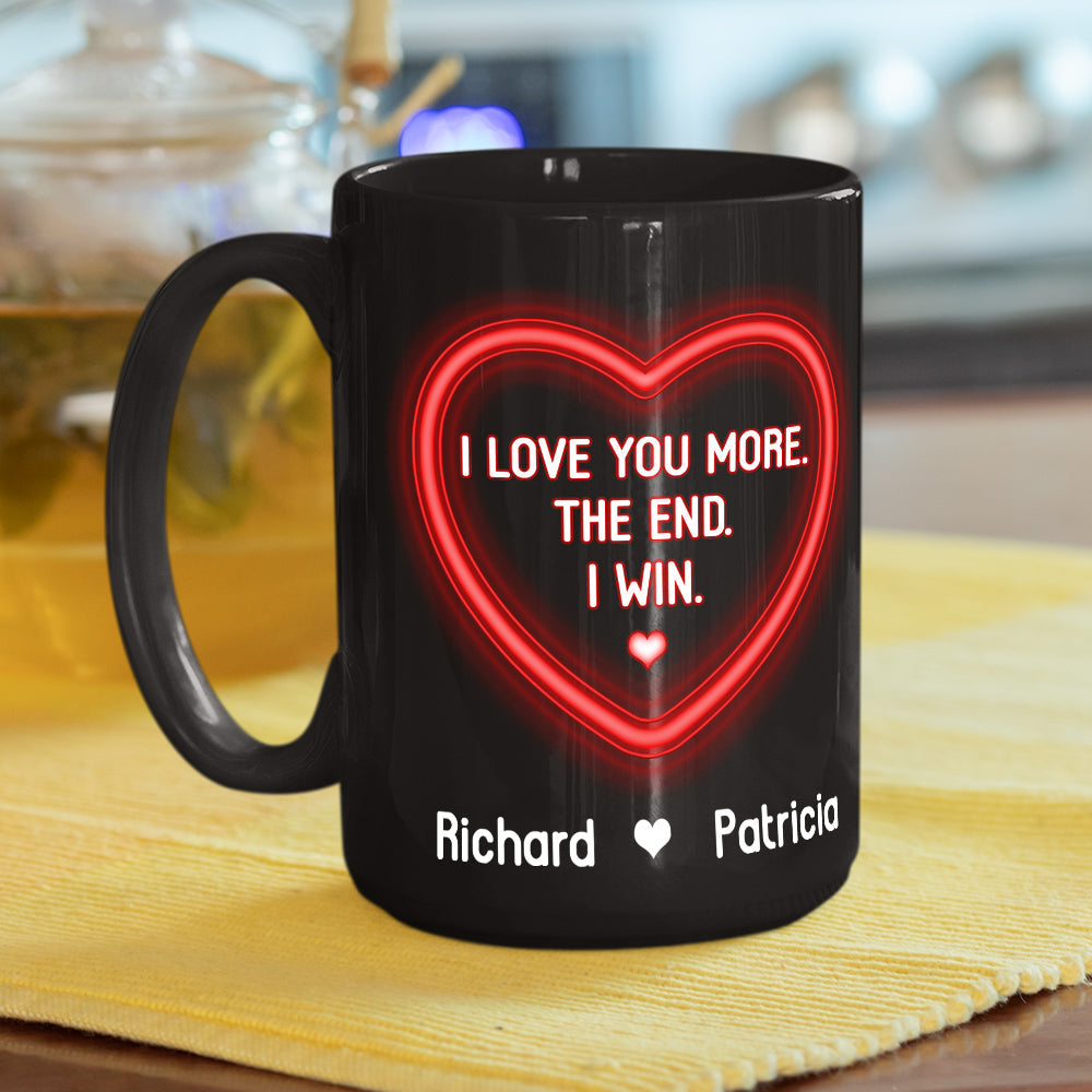 I Love You More Forever - Personalized Custom Coffee Mug