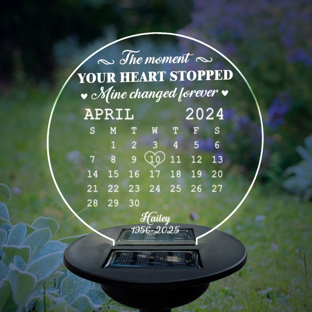 The Moment - Personalized Custom Solar Light