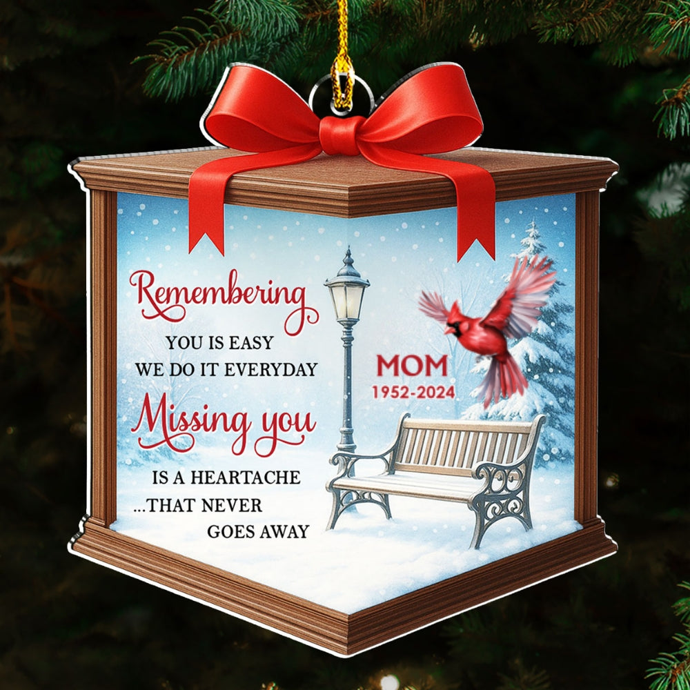 Remembering You - Personalized Custom Acrylic Ornament