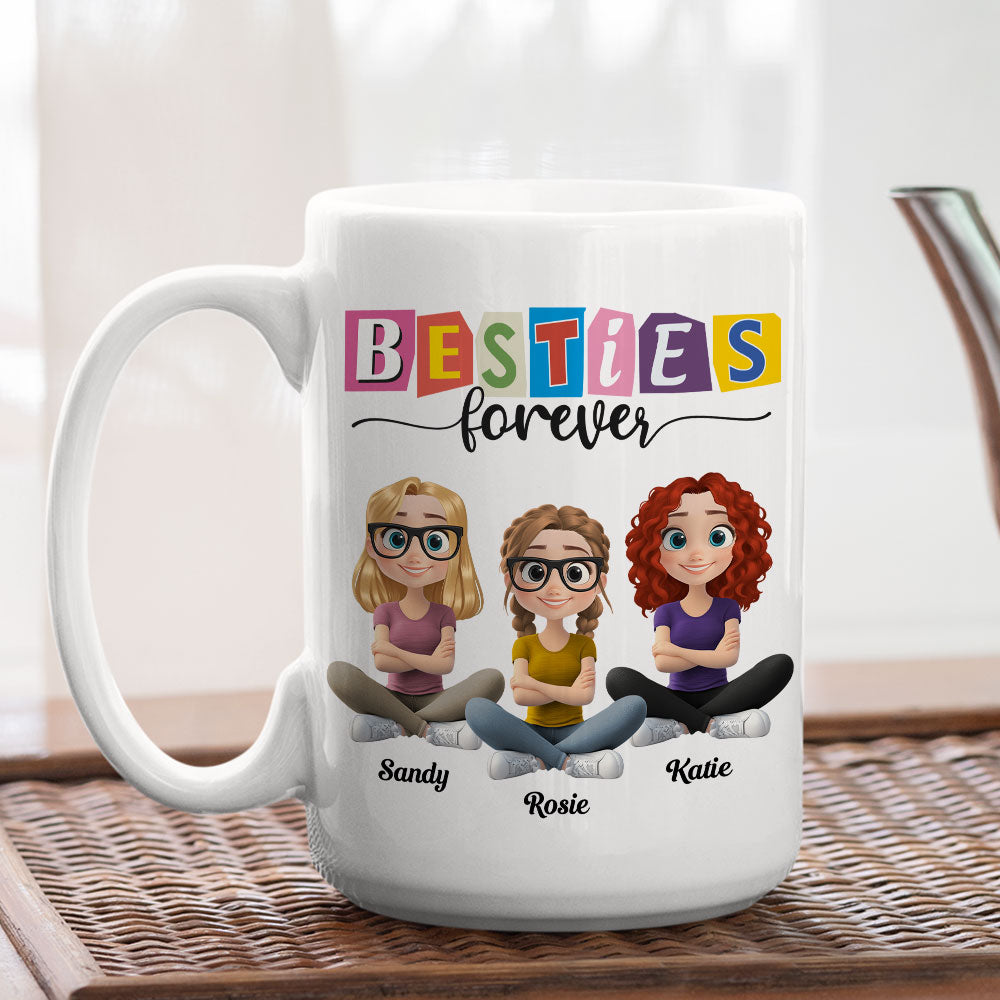 Be My Bestie Forever - Personalized Custom Coffee Mug