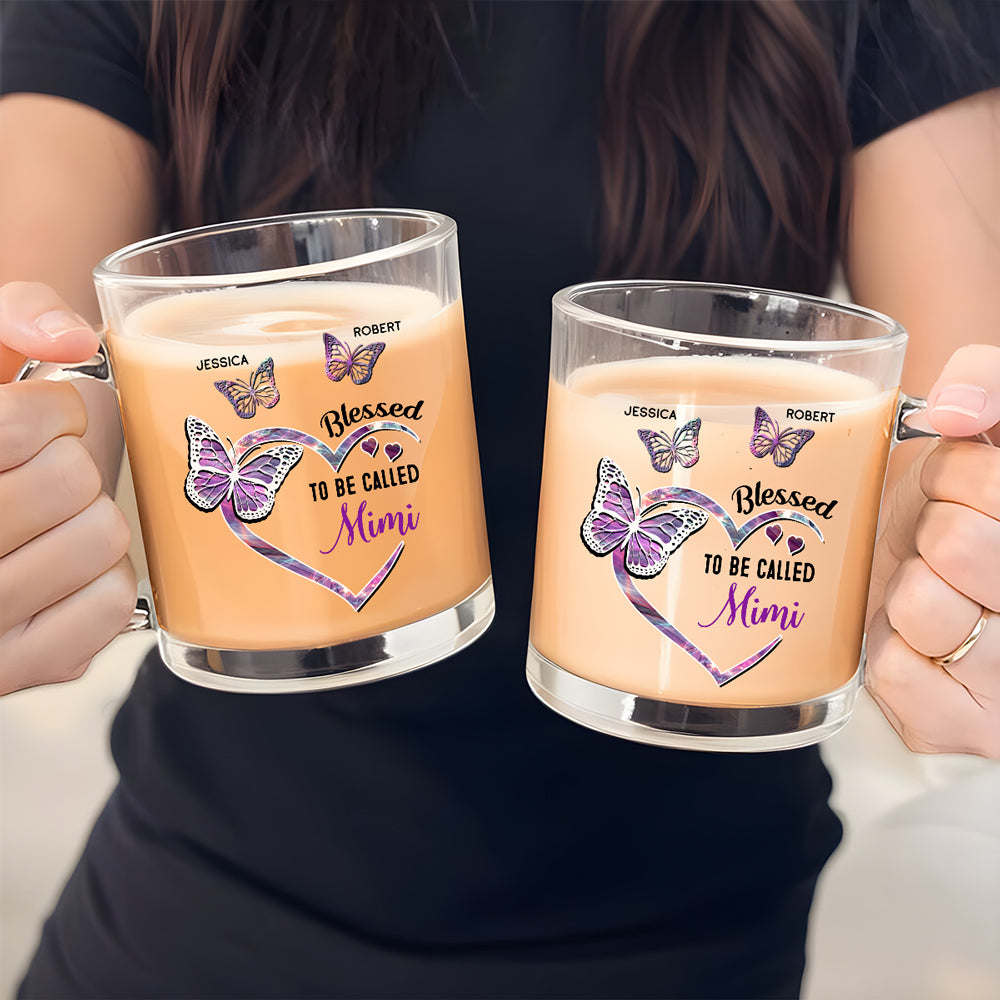 Blessed Mimi - Personalized Custom Glass Mug